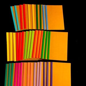 Kraft notebooks 60 pages each book with 30 sheets each of lined paper.